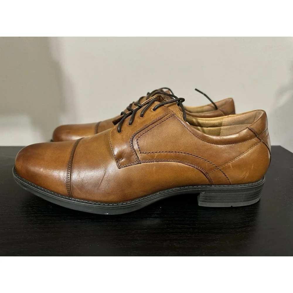 Mens Florsheim Midtown Cap Toe Oxford - Cognac Leather, Size 12 D‎ US 12138 221
